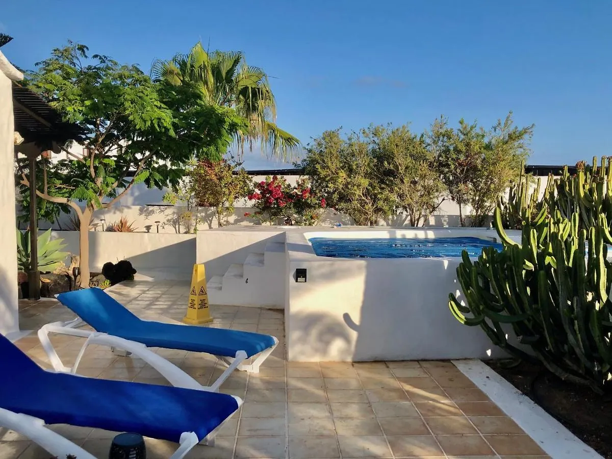 Villa Mare Bella Chao Sea View Private Heated Solar Pool Ac Puerto del Carmen  Spain